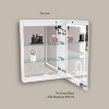 Ayna Decors Neo LED Medicine Cabinet with Mirror, Adjustable Shelves, Outlets, USB & Type C Ports, Defogger, Dimmer & Clock - 3 of 4