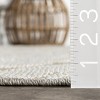 Nuloom Leisa Abstract 3x5 Indoor/Outdoor Accent Rug for Living Room Patio Deck Front Porch Entryway Kitchen, Beige/Ivory - 3 of 4