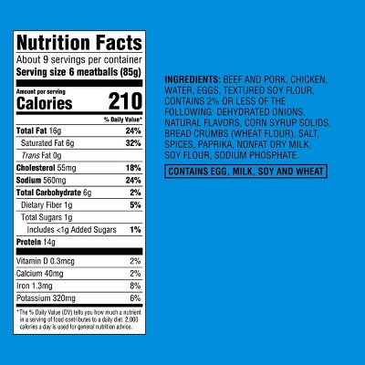 Swedish Style Beef & Pork Meatballs - Frozen - 26oz - Good & Gather™