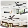 VACZON 60" Modern Smart LED Ceiling Fan with Remote and Lights - 3 of 4