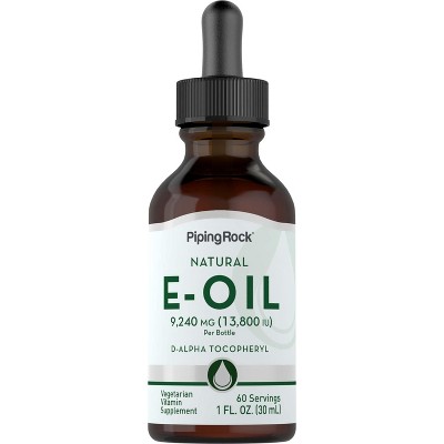 Piping Rock Vitamin E Oil | 1 fl oz | With Sunflower Seed Oil