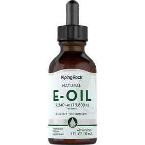 Piping Rock Vitamin E Oil | 1 fl oz | With Sunflower Seed Oil - 1 of 2