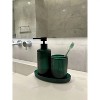 Green plastic lotion pump dispenser - 2 of 4