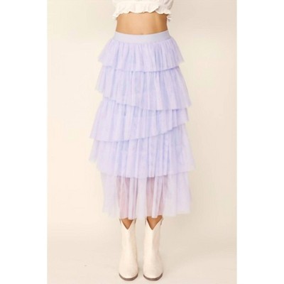 Women's Tiered Tulle Skirt - Idem Ditto S