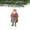 Jim Shore 4.75 In Western Santa With Cowboy Hat Heartwood Creek Boots Tree Ornaments - 3 of 3