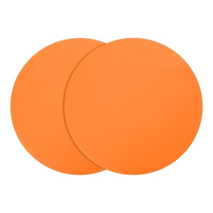 Unique Bargains Silicone Microwave Dishwasher Safe Heat Resistant Oven Mat 2 Pcs - 1 of 4