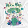 Rick And Morty Falling Portals Adult T-Shirt - 2 of 4