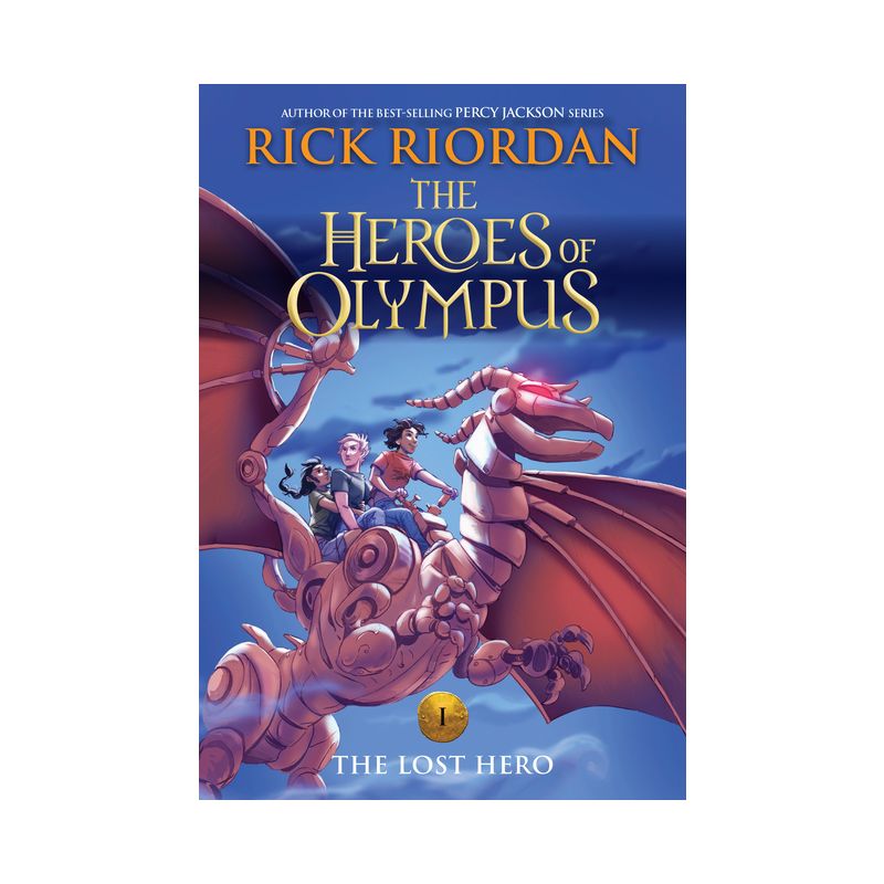 Heroes of Olympus, The, Book One: Lost Hero, The-(New Cover) - by  Rick Riordan (Paperback), 1 of 2