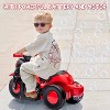 6V Battery Powered Electric Motorcycle 1.9 MPH Speed w/LED Headlights, Music, Pedal, 3 Wheels Motorbike Toys Gift for Boys Girls - 3 of 4