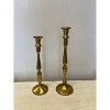 Slickblue Rustic Antique Finish Gold Taper Candle Holder - Large and Small Sizes - image 2 of 4