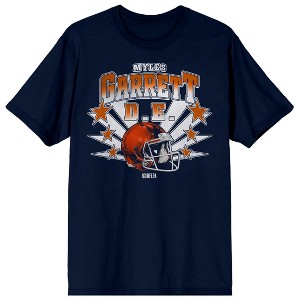 Bioworld NFLPA Myles Garrett Cleveland Browns Men's Graphic Tee