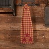 Burgundy Star Button Loop Tea Towel - 4 of 4