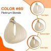 Jessie's Wig 10-24 Inch U Tip Hair Extensions Human Hair For Women Thin Hair Straight #60 Blonde 50S/Pack - 3 of 4