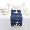 Big Dot of Happiness Ahoy - Nautical - Petite Baby Shower or Birthday Party Paper Table Runner - 12 x 60 inches - 2 of 4