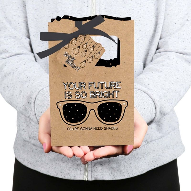 Big Dot of Happiness Bright Future - Graduation Party Favor Boxes - Set of 12, 5 of 7