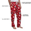 Hello Kitty & Friends Holiday All-Over Print Men's Lightweight Plush Fleece Sleep Pajama Pants - 2 of 4