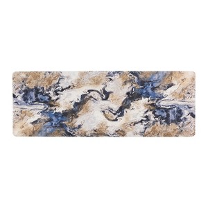 World Rug Gallery Contemporary Abstract Cushioned Anti Fatigue Standing Kitchen Mat - 1 of 4