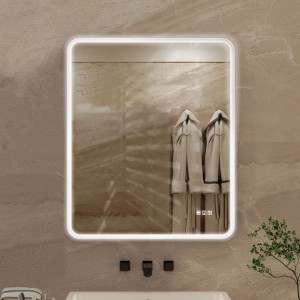 38 X 36 Rectangular Framed Dimmable Anti-Fog LED Wall Bathroom Vanity Mirror Lighted Mirror - 1 of 4