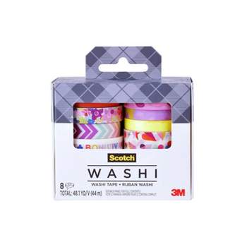 WOD Tape Metallic Red Tape 0.75 in. x 72 yd. Washi Crafting Tape 