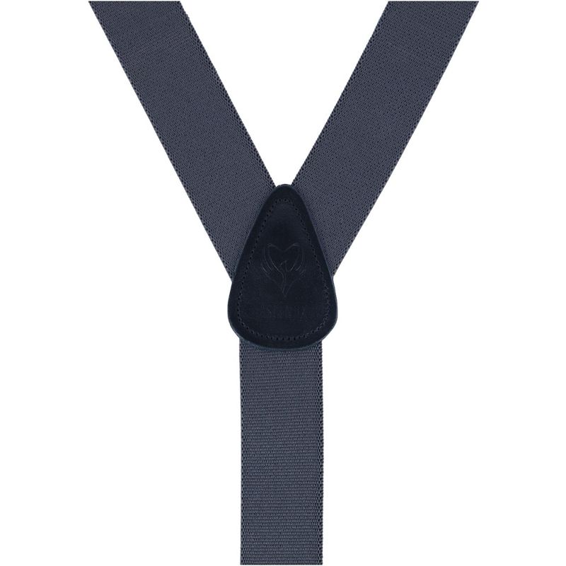 Ascentix Men's Classic Stretch 1 3/8 inch Convertible Suspenders, 2 of 4