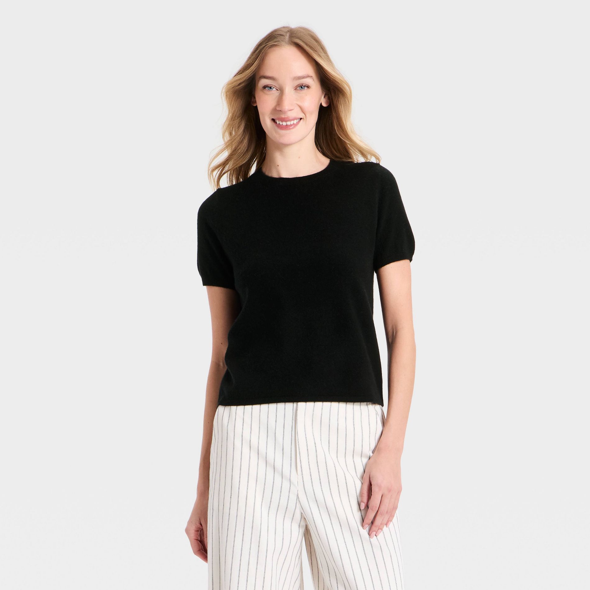 Women's 100% Cashmere Sweater T-Shirt - A New Day™