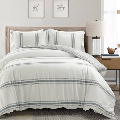 Farmhouse Stripe Bedding Collection - Lush Décor : Target