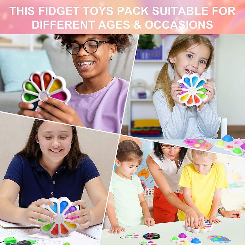 Fun Little Toys 8 PCS Assorted Fidget Poppers, 4 of 8