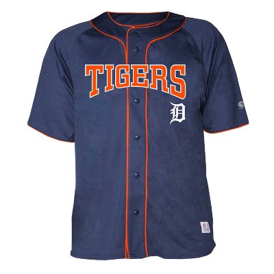 Mlb Detroit Tigers Boys' White Pinstripe Pullover Jersey - L : Target