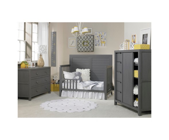 Ti Amo Castello Toddler Guard Rail Wire Brushed Gray