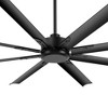 Airsurfer 72-inch 8 Aluminum Blades  Ceiling Fan with Remote without Light - 3 of 4