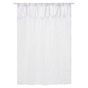 Eyelet Shower Curtain White - Sweet Jojo