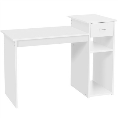 Yaheetech Computer Desk Laptop Table Workstation With Drawer & Shelves ...