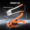 VEVOR PP Banding Strapping Kit with Strapping Tensioner Tool, Banding Sealer Tool,328 ft Length, 100 Metal Seals,Pallet Packaging Strapping Banding - 4 of 4