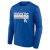 MLB Los Angeles Dodgers Men's Long Sleeve Core T-Shirt - 2 of 3