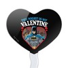 Batman The Night is my Valentine Heart Love Cupcake Picks Toppers Decoration Set of 6 - 2 of 4