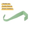 Unique Bargains Metal Painted No drilling Home Kitchen Over the Door Single Hook 4 Pcs - 3 of 4