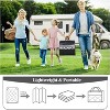 Outdoor Rugs Waterproof, Portable Lightweight Plastic Straw Camping Geometric Reversible Indoor Outdoor Floor Mat for RV Porch Deck Balcony Beach - 4 of 4