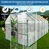 Outdoor Patio 6x8 FT Greenhouse,  Greenhouse with Sliding Door, Greenhouse with Large Storage for Multiple Scenarios-Coolbibila - 3 of 4