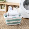 Collapsible Laundry Hamper Endcap White 1pc - Brightroom™ - 2 of 4