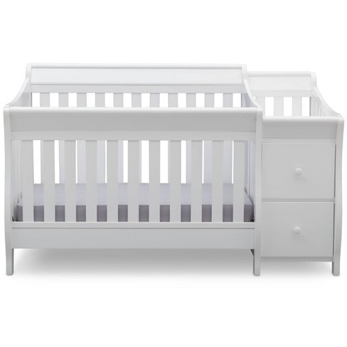 Delta Children Crib and Changer Changing Pad and Cover, White : :  Baby