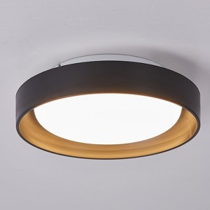 Claxy Black LED Flush Mount Ceiling Light 4000K - 1 of 4