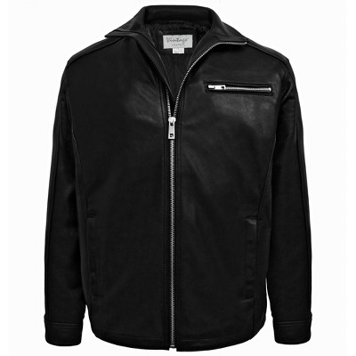 Victory Outfitters Men's Lambskin Leather Racing Jacket Black L — фото 2
