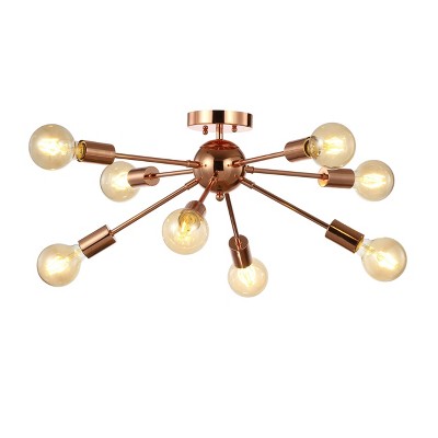 30.5" LED Metal Sputnik Sconce Copper - Jonathan Y