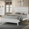 miBasics Sunflare Modern Wood Panel Bed White - 2 of 4