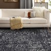 Oriental Machine Washable Area Rug Vintage rug Non-Slip Rug - 2 of 4