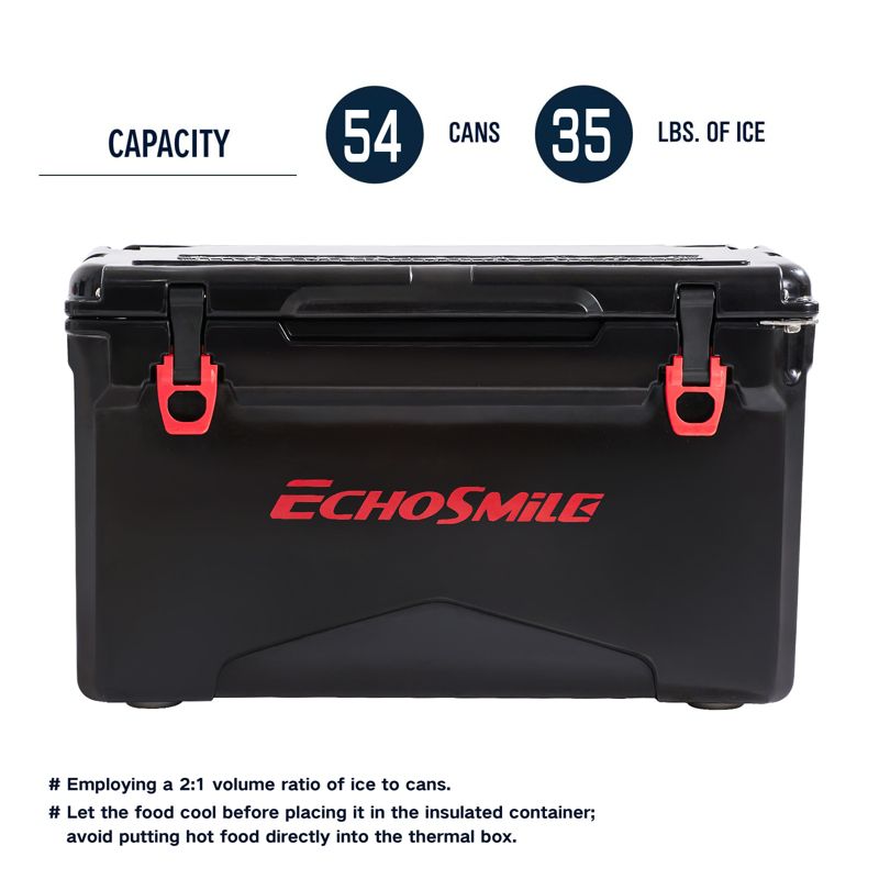 EchoSmile 35 qt. Rotomolded Cooler, 3 of 6