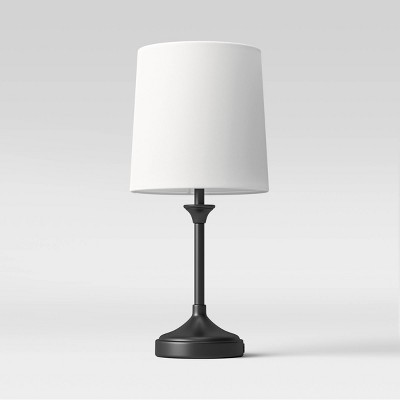 Metal Stick Lamp Mini Lamp (Includes LED Light Bulb)Black - Threshold™
