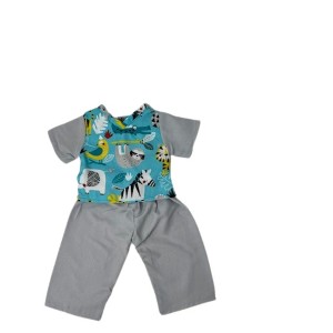 Doll Clothes Superstore Safari Scrubs For Boy And Girl 18 Inch Dolls - 1 of 4
