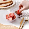 20-PCS Reusable Double Compartment Snack Containers with Lids for On-the-Go - 4 of 4