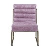 Fabric Upholstered Accent Chair with Sled Base, High-Quality Fabric and Sleek Modern Design for Living Room - 2 of 4